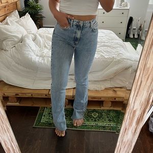 High Waisted Zara Flare Jeans